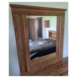 Mission-style 6-Drawer Dresser 15"W x 30" H  with a 42"Hx38"L Mirror