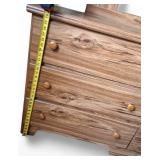 Mission-style 6-Drawer Dresser 15"W x 30" H  with a 42"Hx38"L Mirror