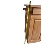 Kitchen Island Cart  2 Shelves and 1 top drawer measures 32" H x 27" W