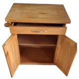Kitchen Island Cart  2 Shelves and 1 top drawer measures 32" H x 27" W