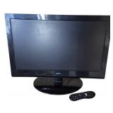 Classic Oak Corner TV Stand w/ SEIKI TV  22" 60Hz LCD HDTV & RCA Accusearch 4 Head VCR. VHS Player.