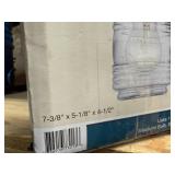 2 New Jelly Jar Outdoor Wall Lights