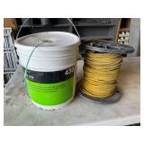 Partial Pale of Greenlee Poly Line & Roll of Rope