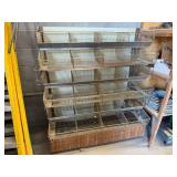 Shelving Unit with Bins 48" x 24" x 56" Tall