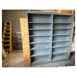 Metal 2 Sided Shelving Unit - 19" x 6