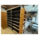 Metal 2 Sided Shelving Unit - 19" x 6
