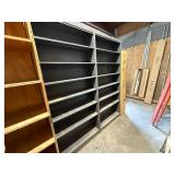 Metal 2 Sided Shelving Unit - 19" x 6