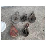 Vintage Pulleys