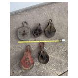 Vintage Pulleys