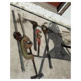 Mixed Lot Large Pipe Cutters, Threaders