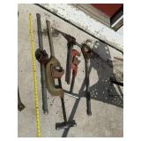 Mixed Lot Large Pipe Cutters, Threaders