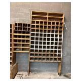 Wood Bins Storage Shelves