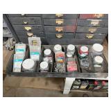 Metal Organizer & Contents