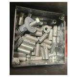 Metal Organizer & Contents