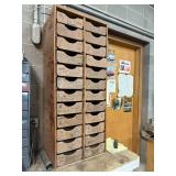 Wood Garage Organizer