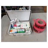 First Aid Kit & Caution Tape