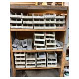 3 Shelves of Organizer Bins