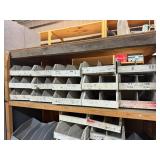 3 Shelves of Organizer Bins