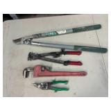 Pipe Wrench, Cutters