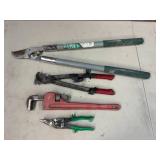 Pipe Wrench, Cutters