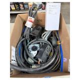 Box of Range Cords, Dryer Cords & Electrical Supplies