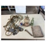 Vintage Items - Rope & Pulleys, Lantern