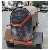 Portable Towable Charcoal Pig Roaster 5 Ft L X 26" W X 45" High, Heavy Duty Commercial Grade Construction