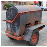 Portable Towable Charcoal Pig Roaster 5 Ft L X 26" W X 45" High, Heavy Duty Commercial Grade Construction
