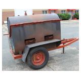 Portable Towable Charcoal Pig Roaster 5 Ft L X 26" W X 45" High, Heavy Duty Commercial Grade Construction