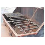 Portable Towable Charcoal Pig Roaster 5 Ft L X 26" W X 45" High, Heavy Duty Commercial Grade Construction