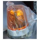 Tri- Lite Rotating Beacon Light Model # MV- IND, 6" diameter x 7-5/8" high,