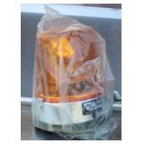 Tri- Lite Rotating Beacon Light Model # MV- IND, 6" diameter x 7-5/8" high,