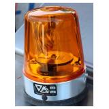 Tri- Lite Rotating Beacon Light Model # MV- IND, 6" diameter x 7-5/8" high,