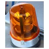 Tri- Lite Rotating Beacon Light Model # MV- IND, 6" diameter x 7-5/8" high,