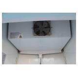 Avantco Model # 78GDC23HCB, Black Swing Glass Door Merchandiser Refrigerator With LED Light & Customizable Panel