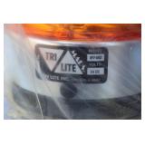 Tri- Lite Rotating Beacon Light Model # MV-IND, 6" diameter x 7-5/8" high, Never Used