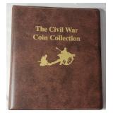 The Civil War Collection - 29 Stamped Coins (Kennedy Half Dollars) that tell the Civil War along with History (Album) - Mystic Stamp Company