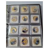 The Civil War Collection - 29 Stamped Coins (Kennedy Half Dollars) that tell the Civil War along with History (Album) - Mystic Stamp Company