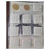 The Civil War Collection - 29 Stamped Coins (Kennedy Half Dollars) that tell the Civil War along with History (Album) - Mystic Stamp Company