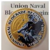 The Civil War Collection - 29 Stamped Coins (Kennedy Half Dollars) that tell the Civil War along with History (Album) - Mystic Stamp Company