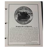 Korean War Coin  Collection - 52 Stamped (Kennedy Half Dollars) Commemorative Coins from the Koran War with History (Album). Mystic Stamp Company