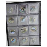 Korean War Coin  Collection - 52 Stamped (Kennedy Half Dollars) Commemorative Coins from the Koran War with History (Album). Mystic Stamp Company