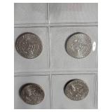 Korean War Coin  Collection - 52 Stamped (Kennedy Half Dollars) Commemorative Coins from the Koran War with History (Album). Mystic Stamp Company