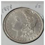 1898 Morgan Silver Dollar - VF