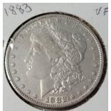 1883 Morgn Silver Dollar - VF
