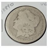 1889 -O Morgan Silver Dollar - VG