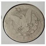 1889 -O Morgan Silver Dollar - VG