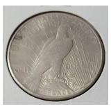 1923-S Silver Peace Dollar - VF