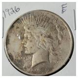 1926 Silver Peace Dollar - F