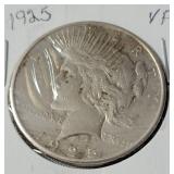 1925 Silver Peace Dollar - VF